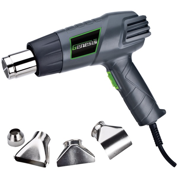 Genesis GHG1500A Dual-Temperature Heat Gun with Accessories Genesis GHG1500A Dual-Temperature Heat Gun with Accessories