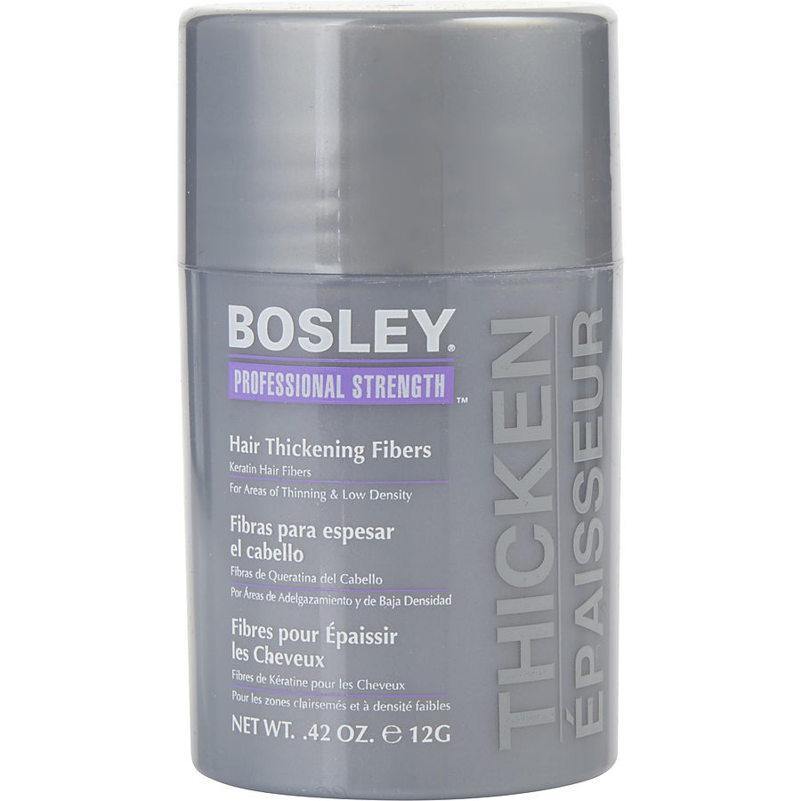 HAIR THICKENING FIBERS - GRAY- 0.42 OZ - BOSLEY by Bosley HAIR THICKENING FIBERS - GRAY- 0.42 OZ - BOSLEY by Bosley