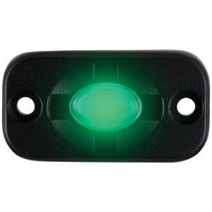 Heise LED Lighting Systems HE-TL1G 1.5-Inch by 3-Inch Aux Lighting Pod (Green)