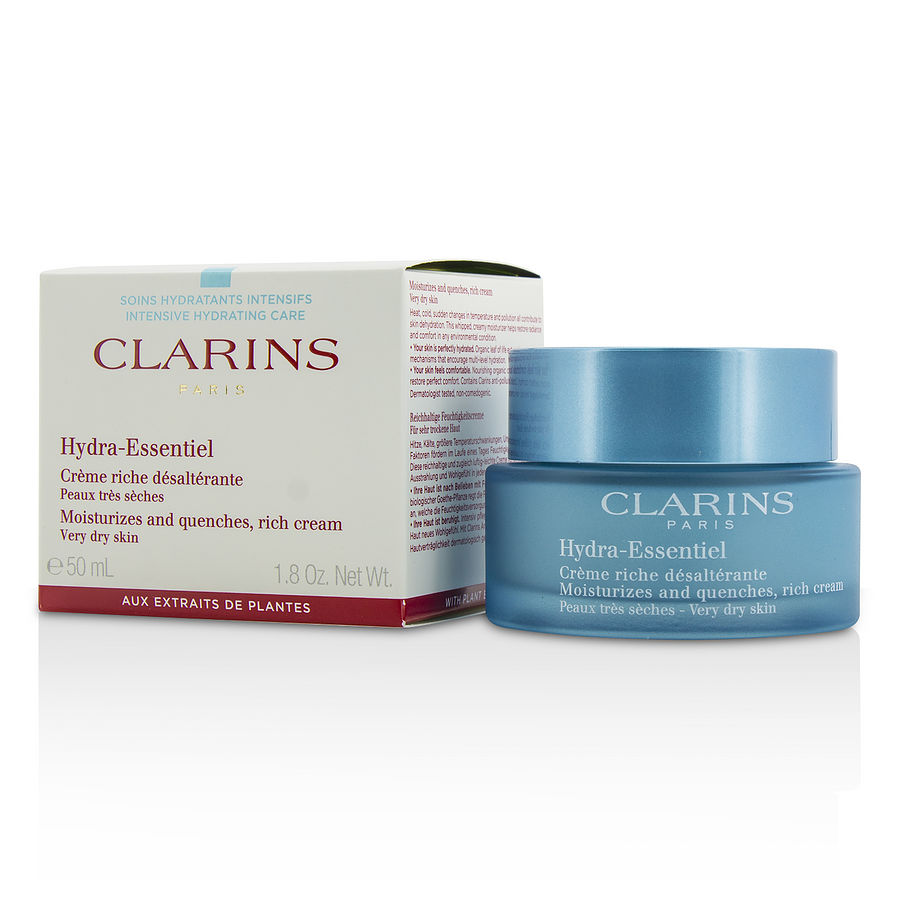 Hydra-Essentiel Moisturizes & Quenches Rich Cream - Very Dry Skin --50ml/1.8oz - Clarins by Clarins Hydra-Essentiel Moisturizes & Quenches Rich Cream - Very Dry Skin --50ml/1.8oz - Clarins by Clarins