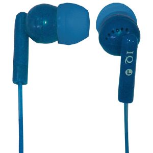 IQ Sound IQ-106 BLUE Porockz Stereo Earphones (Blue)