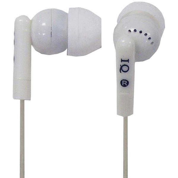 IQ Sound IQ-106 WHITE Porockz Stereo Earphones (White) IQ Sound IQ-106 WHITE Porockz Stereo Earphones (White)