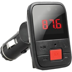 IQ Sound IQ-208BT Bluetooth FM Transmitter with Large Red Display
