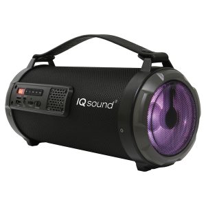 IQ Sound IQ-2304BT IQ-2304BT 4-Inch 2-Way 11.5-Watt Portable Bluetooth Rechargeable Speaker with FM Radio and RGB Lights