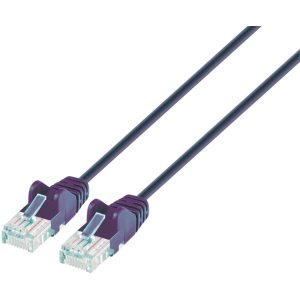 Intellinet Network Solutions 742153 Blue CAT-6 UTP Slim Network Patch Cable with Snagless Boots (5 Feet)