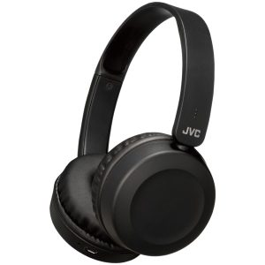 JVC HAS31BTB Foldable Bluetooth On-Ear Headphones (Carbon Black)