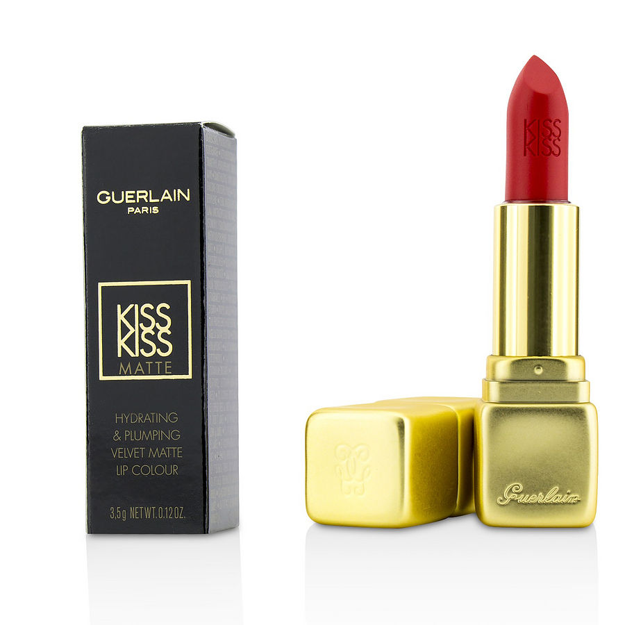KissKiss Matte Hydrating Matte Lip Colour - # M331 Chilli Red --3.5g/0.12oz - GUERLAIN by Guerlain KissKiss Matte Hydrating Matte Lip Colour - # M331 Chilli Red --3.5g/0.12oz - GUERLAIN by Guerlain