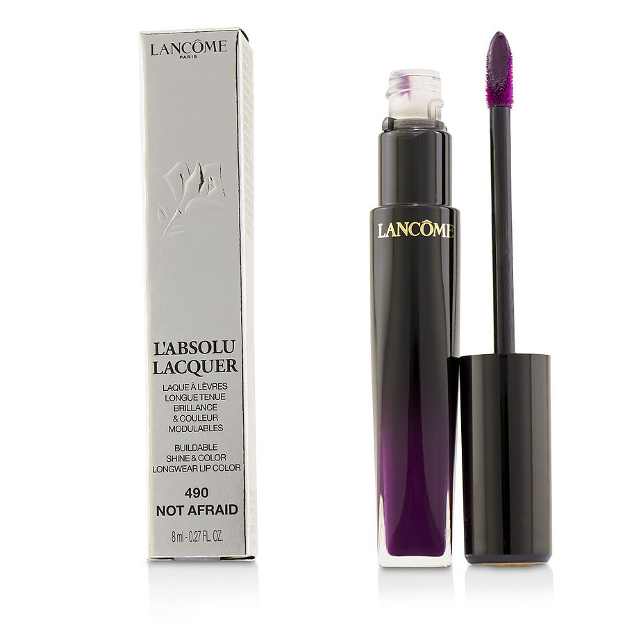 L'Absolu Lacquer Buildable Shine & Color Longwear Lip Color - # 490 Not Afraid --8ml/0.27oz - LANCOME by Lancome L'Absolu Lacquer Buildable Shine & Color Longwear Lip Color - # 490 Not Afraid --8ml/0.27oz - LANCOME by Lancome