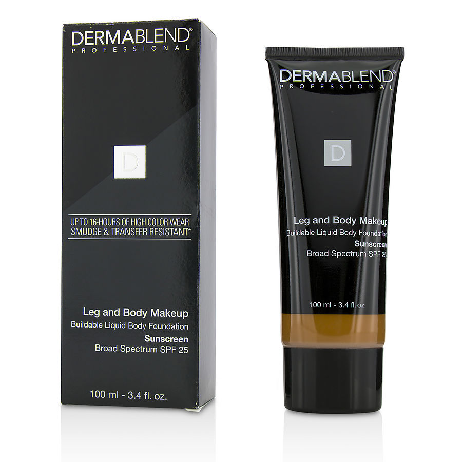 Leg and Body Make Up Buildable Liquid Body Foundation Sunscreen Broad Spectrum SPF 25 - #Deep Golden 70W --100ml/3.4oz - Dermablend by Dermablend Leg and Body Make Up Buildable Liquid Body Foundation Sunscreen Broad Spectrum SPF 25 - #Deep Golden 70W --100ml/3.4oz - Dermablend by Dermablend