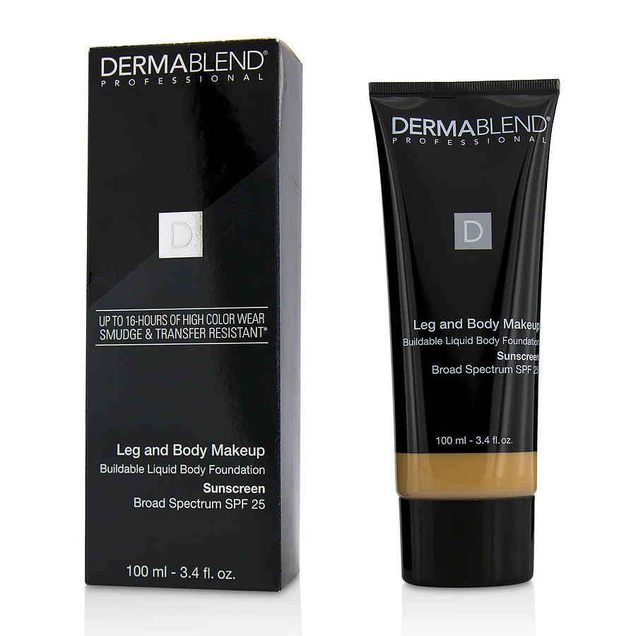 Leg and Body Make Up Buildable Liquid Body Foundation Sunscreen Broad Spectrum SPF 25 - #Light Beige 35C --100ml/3.4oz - Dermablend by Dermablend Leg and Body Make Up Buildable Liquid Body Foundation Sunscreen Broad Spectrum SPF 25 - #Light Beige 35C --100ml/3.4oz - Dermablend by Dermablend