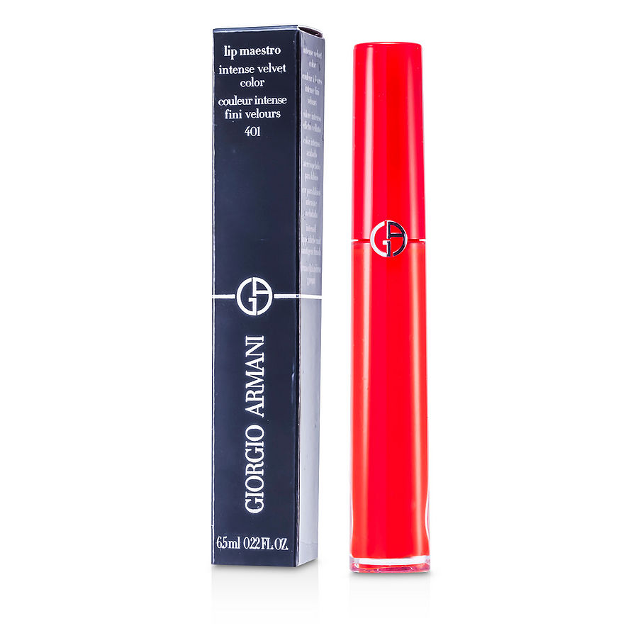 Lip Maestro Intense Velvet Color (Liquid Lipstick) - # 401 (Tibetan Orange) --6.5ml/0.22oz - Giorgio Armani by Giorgio Armani Lip Maestro Intense Velvet Color (Liquid Lipstick) - # 401 (Tibetan Orange) --6.5ml/0.22oz - Giorgio Armani by Giorgio Armani