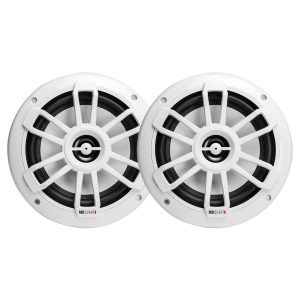 MB Quart NF1-116 Nautic Series 6.5-Inch 80-Watt Coaxial Speakers (White)