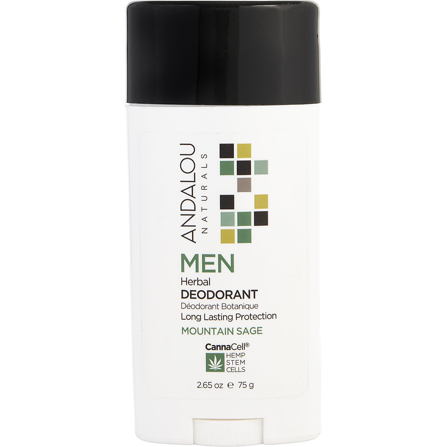 MEN Herbal Deodorant - Mountain Sage --78ml/2.65oz - Andalou Naturals by Andalou Naturals MEN Herbal Deodorant - Mountain Sage --78ml/2.65oz - Andalou Naturals by Andalou Naturals