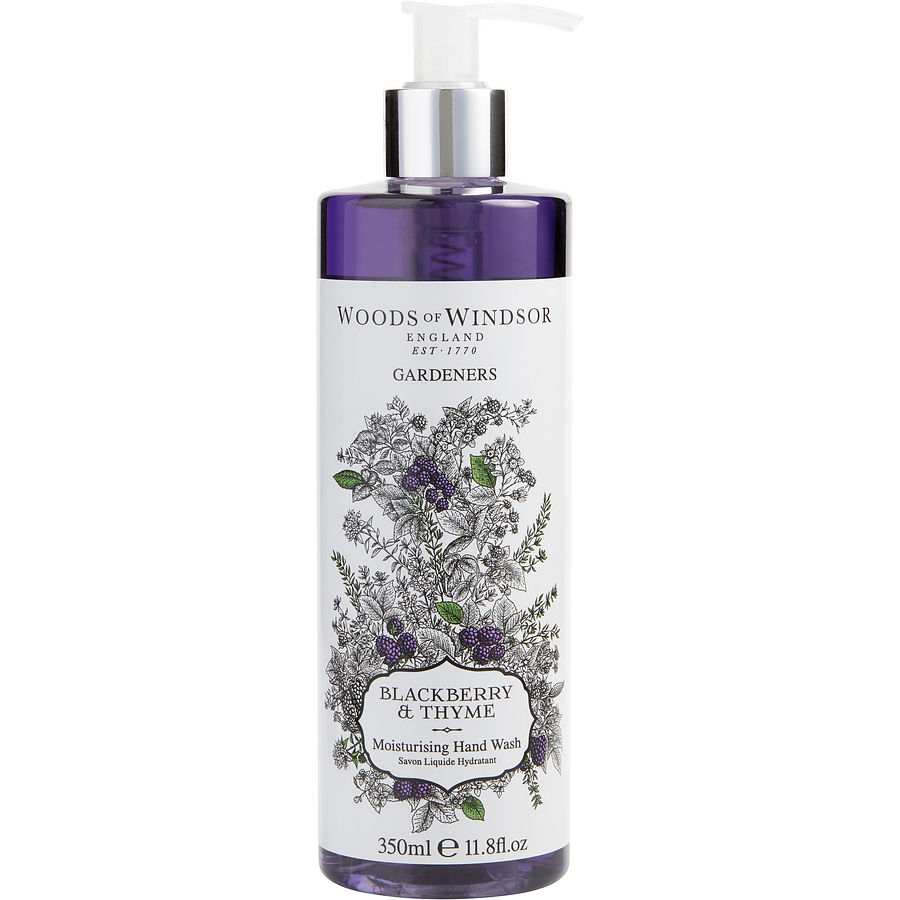 MOISURIZING HAND WASH 11.8 OZ - WOODS OF WINDSOR BLACKBERRY & THYME by Woods of Windsor MOISURIZING HAND WASH 11.8 OZ - WOODS OF WINDSOR BLACKBERRY & THYME by Woods of Windsor