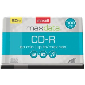 Maxell 623251/648250 700MB 80-Minute CD-Rs (50-ct Spindle)