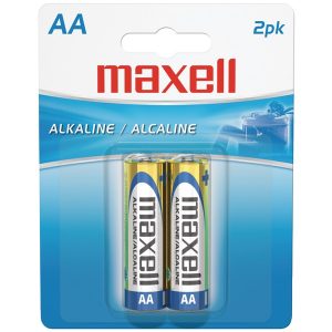 Maxell 723407 - LR62BP Alkaline Batteries (AA; 2 pk; Carded)