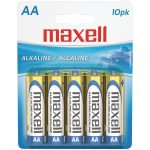 Maxell 723410 - LR610BP Alkaline Batteries (AA; 10 pk; Carded)