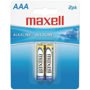 Maxell 723807 - LR032BP Alkaline Batteries (AAA; 2 pk; Carded)