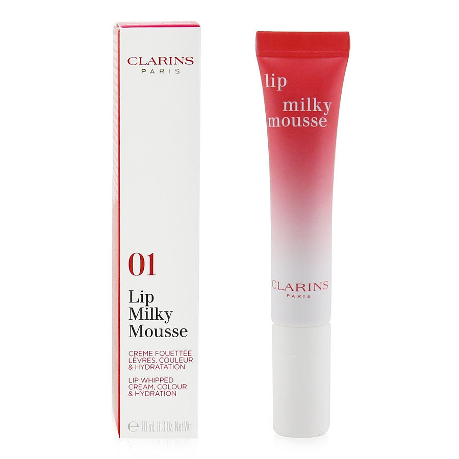 Milky Mousse Lips - # 01 Milky Strawberry --10ml/0.3oz - Clarins by Clarins Milky Mousse Lips - # 01 Milky Strawberry --10ml/0.3oz - Clarins by Clarins
