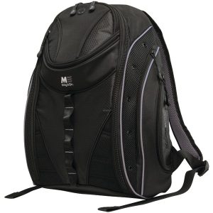 Mobile Edge MEBPE22 Express Backpack 2.0 for 16-Inch PC/17-Inch Mac (Black/Silver)