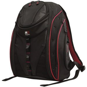 Mobile Edge MEBPE72 Express Backpack 2.0 for 16-Inch PC/17-Inch Mac (Black/Red)