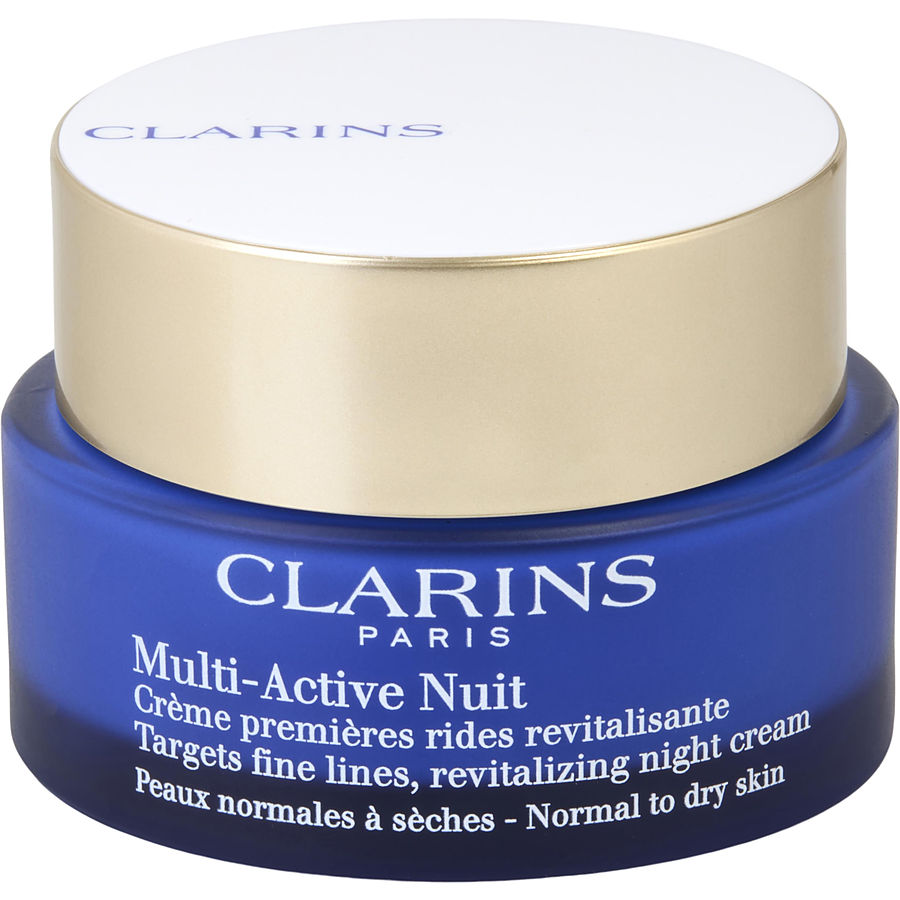 Multi-Active Night Targets Fine Lines Revitalizing Night Cream ( Normal to Dry Skin ) --50ml/1.6oz - Clarins by Clarins Multi-Active Night Targets Fine Lines Revitalizing Night Cream ( Normal to Dry Skin ) --50ml/1.6oz - Clarins by Clarins