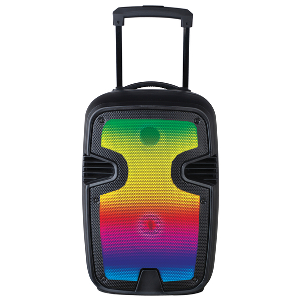 Naxa NDS-1215 Portable 12-Inch Bluetooth Blaze Speaker with Full Glow Disco Lights Naxa NDS-1215 Portable 12-Inch Bluetooth Blaze Speaker with Full Glow Disco Lights