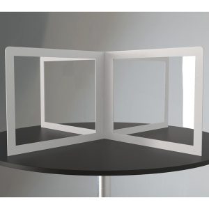No Brand XSS72 4-Way Circle or Square Desk Divider (72-Inch x 24-Inch)