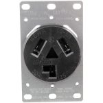 No Logo 5207 Single-Flush Dryer Receptacle (3 wire)
