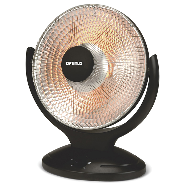 Optimus H-4430 14-Inch 400-Watt/900-Watt Oscillating Parabolic Radiant Heater with Timer Optimus H-4430 14-Inch 400-Watt/900-Watt Oscillating Parabolic Radiant Heater with Timer