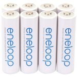 Panasonic BK-3MCCA8BA eneloop Rechargeable Batteries (AA; 8 pk)