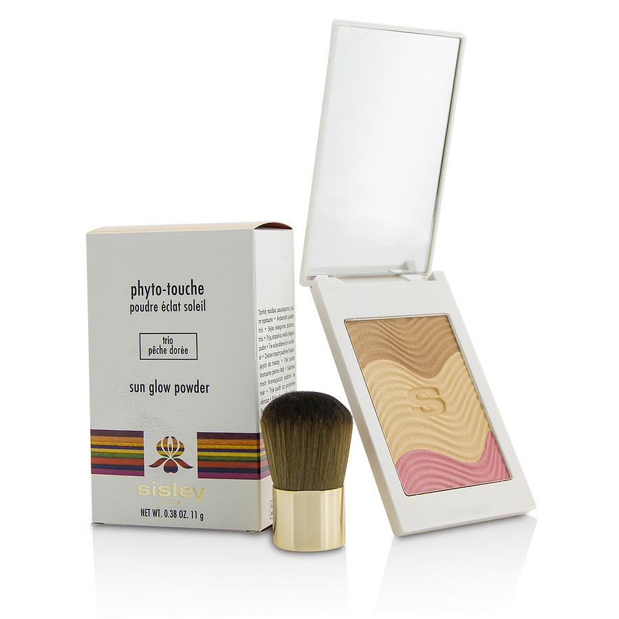 Phyto Touche Sun Glow Powder With Brush - # Trio Peche Doree --11g/0.38oz - Sisley by Sisley Phyto Touche Sun Glow Powder With Brush - # Trio Peche Doree --11g/0.38oz - Sisley by Sisley