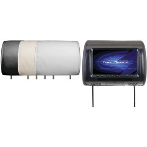 Power Acoustik H-91CC Universal Headrest Monitor with IR Transmitter & 3 Interchangeable Skins (9")