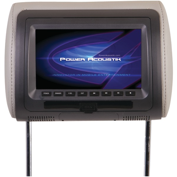 Power Acoustik HDVD-71CC 7" LCD Universal Headrest Monitor with DVD Power Acoustik HDVD-71CC 7" LCD Universal Headrest Monitor with DVD