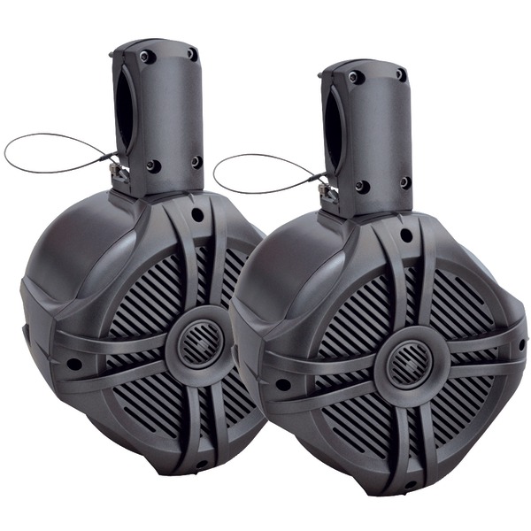 Power Acoustik MWT-65T Marine-Grade Wake Tower Enclosure & Speaker System in Titanium (6.5 Inch Power Acoustik MWT-65T Marine-Grade Wake Tower Enclosure & Speaker System in Titanium (6.5 Inch