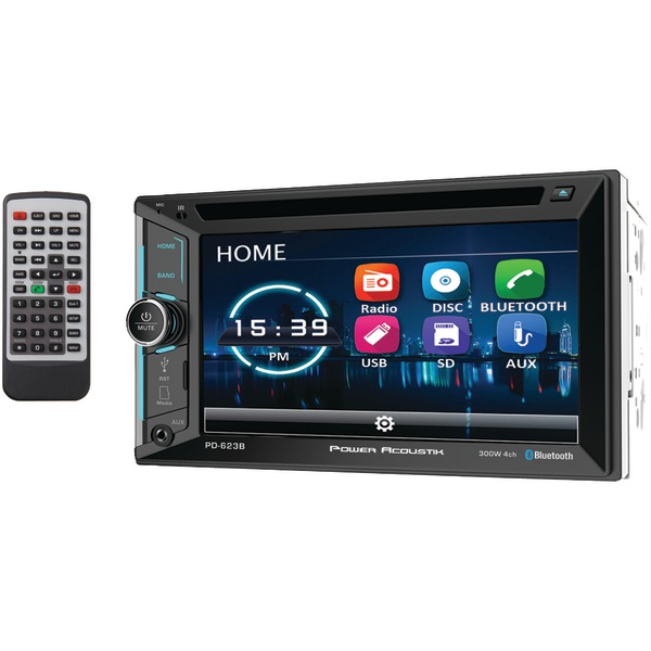 Power Acoustik PD-623B 6.2" Incite Double-DIN In-Dash DVD Receiver with Bluetooth Power Acoustik PD-623B 6.2" Incite Double-DIN In-Dash DVD Receiver with Bluetooth