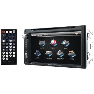 Power Acoustik PD-651B 6.5" Double-DIN In-Dash LCD Touchscreen DVD Receiver (With Bluetooth)