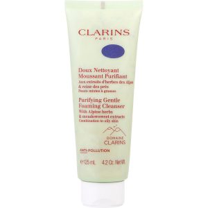 Purifying Gentle Foaming Cleanser with Alpine Herbs & Meadowsweet Extracts - Combination to Oily Skin  --125ml/4.2oz - Clarins by Clarins