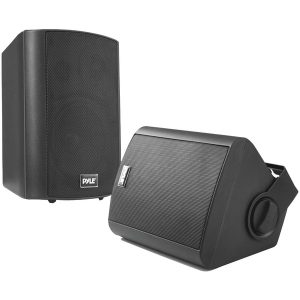 Pyle Home PDWR52BTBK 5.25" Indoor/Outdoor Wall-Mount Bluetooth Speaker System (Black)