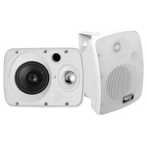 Pyle Home PDWR64BTW 6.5" Indoor/Outdoor 800-Watt Bluetooth Speaker System (White)