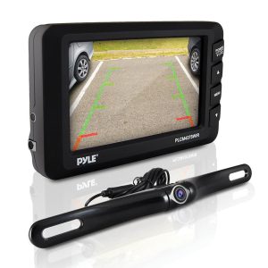 Pyle PLCM4375WIR 4.3" LCD Monitor & Wireless Backup Camera with Parking/Reverse Assist System