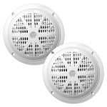 Pyle PLMR61W Hydra Series 6.5" 120-Watt Dual-Cone Marine Speakers