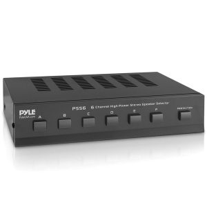 Pyle PSS6 High-Power Stereo Speaker Selector (6 Channels)