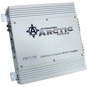 Pyramid Car Audio PB717X Arctic Series 2-Channel Bridgeable Class AB Amp (1