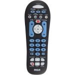 RCA RCR313BEV 3-Device Big-Button Universal Remote with Streaming & Dual Navigation (Black)