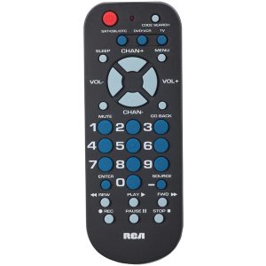 RCA RCR503BEV 3-Device Palm-Sized Universal Remote