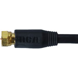RCA VH625RV RG6 Coaxial Cable (25ft; Black)