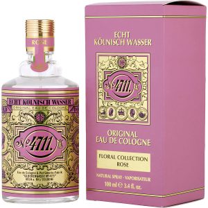 ROSE EAU DE COLOGNE SPRAY 3.4 OZ - 4711 FLORAL COLLECTION by 4711