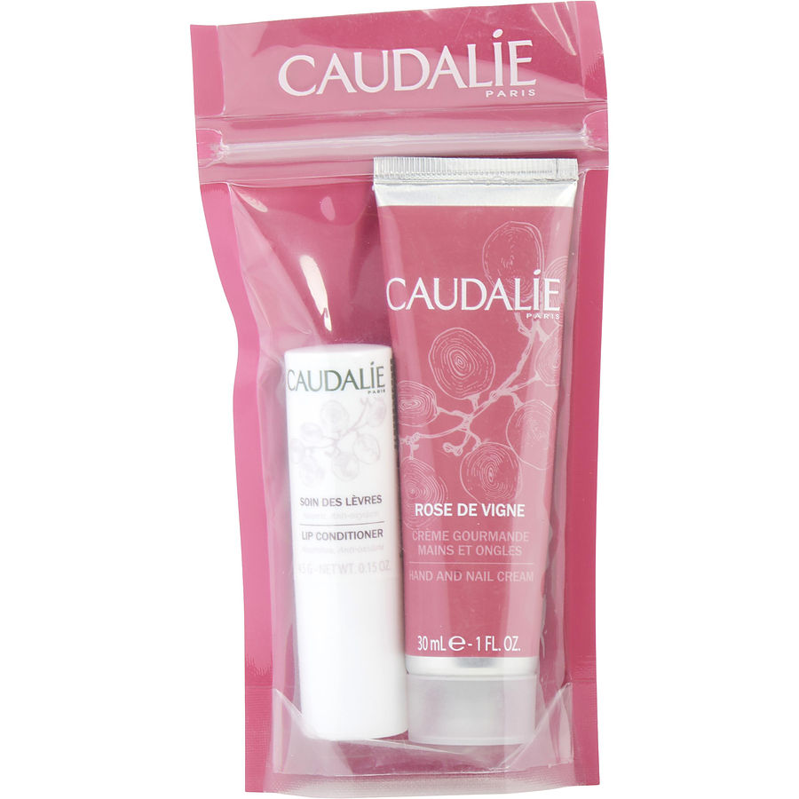 Rose De Vigne - Hand & Nail Cream 30ml + Lips Care 4.5g --2pcs - Caudalie by Caudalie Rose De Vigne - Hand & Nail Cream 30ml + Lips Care 4.5g --2pcs - Caudalie by Caudalie