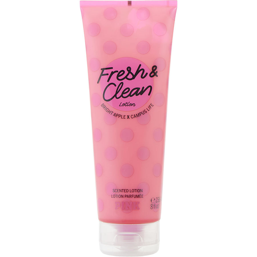 SCENTED LOTION 8 OZ - VICTORIA'S SECRET PINK FRESH & CLEAN by Victoria's Secret SCENTED LOTION 8 OZ - VICTORIA'S SECRET PINK FRESH & CLEAN by Victoria's Secret
